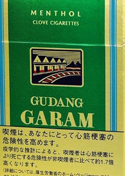 GARAM浓薄荷33mg16 香烟 · 印度尼西亚产 · 16 支/盒