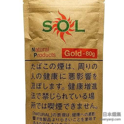 SOL黄金80克 手卷烟丝 · 老挝产