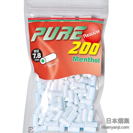 滤嘴 · 基础款薄荷味 · 7.8×18mm · PURE