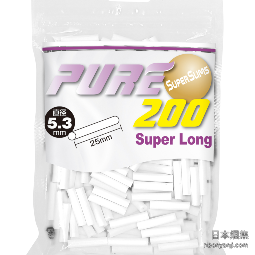 滤嘴 · 超细款加长 · 5.3×25mm · PURE
