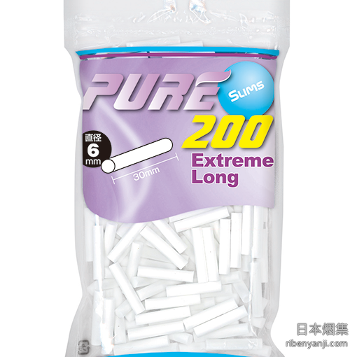 滤嘴 · 细支超长款 · 6×30mm · PURE