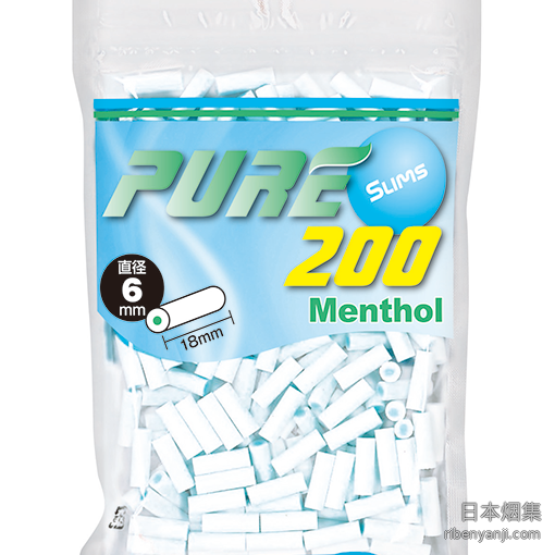 滤嘴 · 细支薄荷 · 6×18mm · PURE