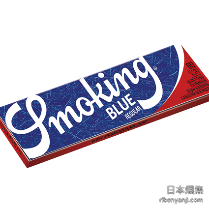 卷烟纸 · 超薄环保慢燃纸 Blue · 70×37mm · SMOKING